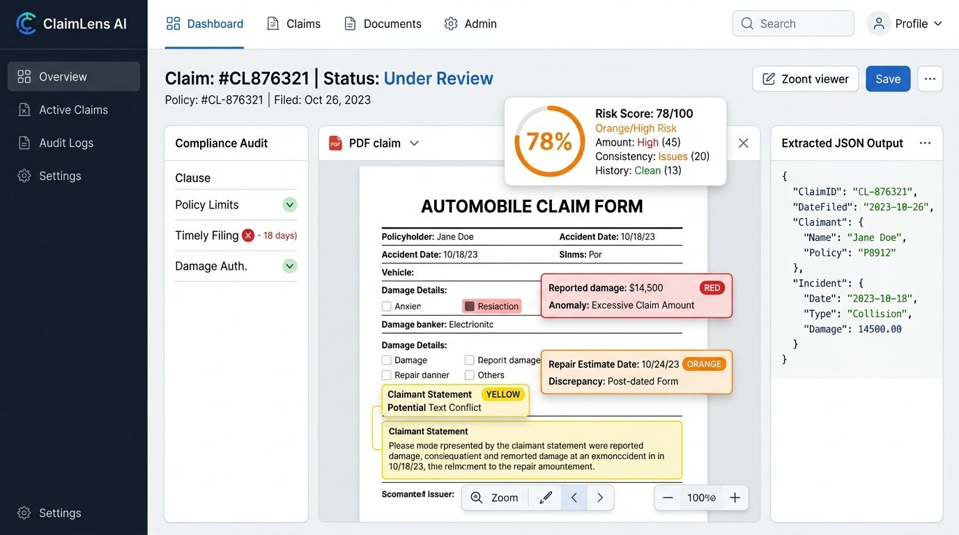 ClaimLens AI Interface