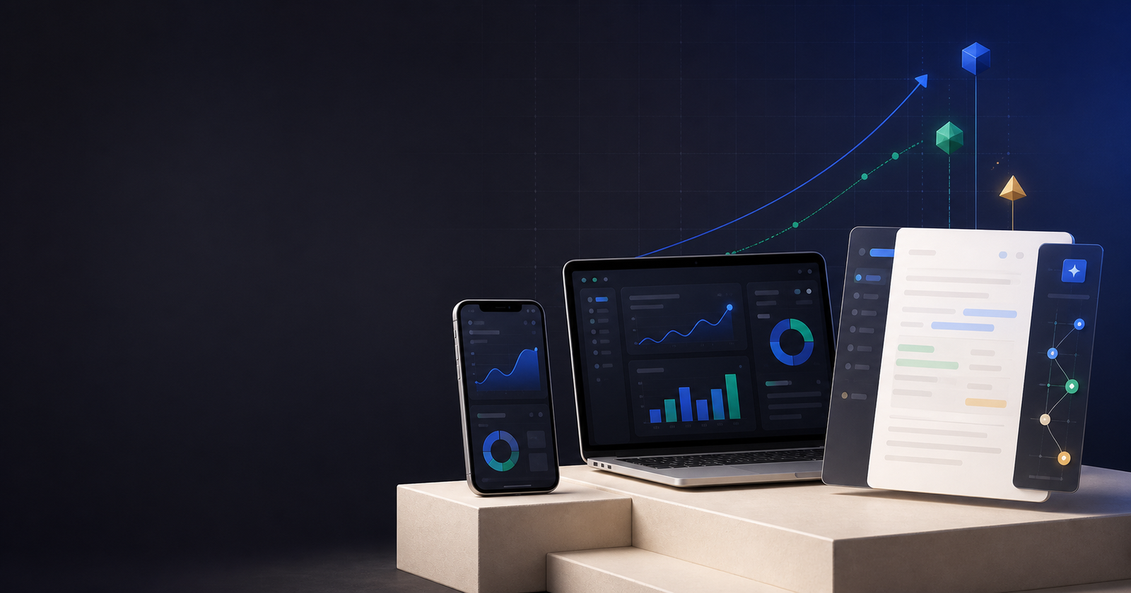 Custom digital products and business workflow interfaces